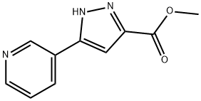 Methyl 5-(pyridin-3-yl)-1H-pyrazole-3-carboxylate Structure