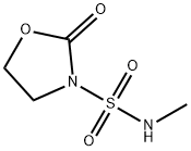 N-Methyl-2-oxo-1,3-oxazolidine-3-sulfonaMide Structure