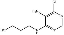 3-(5-AMino-6-chloro-pyriMidin-4-ylaMino)-propan-1-ol 结构式