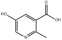 Nicotinic acid, 5-hydroxy-2-methyl- (6CI,7CI) Structure