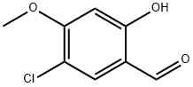 4-甲氧基-5-氯水杨醛 结构式