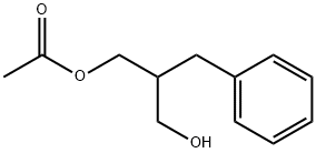 1,3-Propanediol, 2-(phenylMethyl)-, 1-acetate Struktur