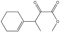 3-(环己-1-烯-1-基)-2-氧代丁酸甲酯,90107-26-9,结构式