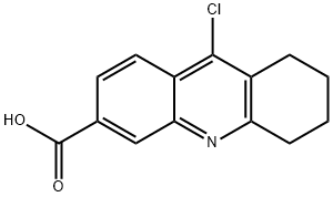 9-chloro-5,6,7,8-tetrahydroacridine-3-carboxylic acid, 902586-59-8, 结构式