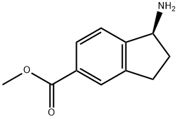 (S)-METHYL 1-AMINO-2,3-DIHYDRO-1H-INDENE-5-CARBOXYLATE Structure