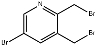 5-溴-2,3-双-溴甲基-吡啶,905273-34-9,结构式