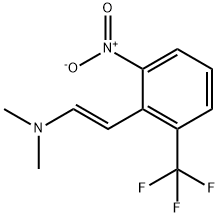 EthenaMine, N,N-diMethyl-2-[2-nitro-6-(trifluoroMethyl)phenyl]-, (1E)- 结构式