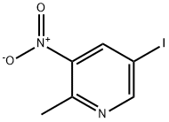 3-Iodo-6-Methyl-5-nitropyridine Struktur