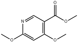 4,6-二甲氧基烟酸甲酯 结构式