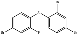 2'-氟-2,4,4'-三溴联苯醚,906085-85-6,结构式