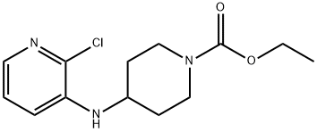 ethyl 4-(2-chloropyridin-3-ylaMino)piperidine-1-carboxylate Structure