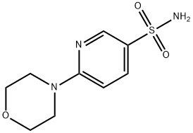 6-N-吗啉基吡啶-3-磺酰胺 结构式