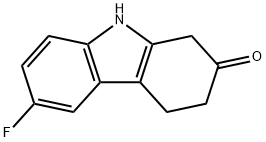 6-fluoro-3,4-dihydro-1H-carbazol-2(9H)-one Structure