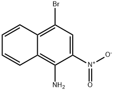 4-溴-2-硝基萘-1-胺,90767-01-4,结构式
