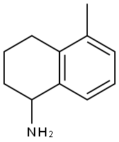 5-メチル-1,2,3,4-テトラヒドロナフタレン-1-アミン 化学構造式