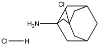 3-氯-1-金刚烷胺盐酸盐, 90812-21-8, 结构式