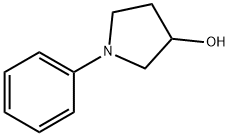 1-苯基吡咯烷-3-醇, 90874-96-7, 结构式