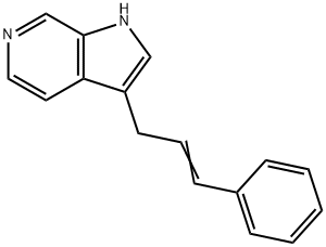 3-CinnaMyl-1H-pyrrolo[2,3-c]pyridine Struktur