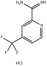 4-(TRIFLUOROMETHYL)PICOLINIMIDAMIDE HYDROCHLORIDE,909109-68-8,结构式