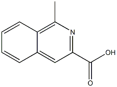 1-Methylisoquinoline-3-carboxylic acid Struktur