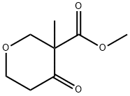 METHYL 3-METHYL-4-OXO-TETRAHYDRO-2H-PYRANE-3-CARBOXYLATE, 910332-89-7, 结构式