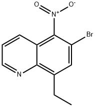 6-溴-8-乙基-5-硝基喹啉,91062-74-7,结构式