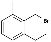 2-(broMoMethyl)-1-ethyl-3-Methylbenzene Struktur