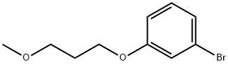 1-ブロモ-3-(3-メトキシプロポキシ)ベンゼン 化学構造式