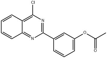 Phenol, 3-(4-chloro-2-quinazolinyl)-, 1-acetate|3-(4-氯喹唑啉-2-基)苯基乙酸酯