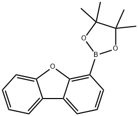 二苯并[B,D]呋喃-4-硼酸频哪醇酯, 912824-85-2, 结构式
