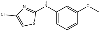 4-Chloro-N-(3-Methoxyphenyl)thiazol-2-aMine Struktur