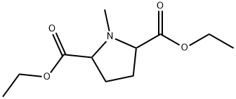 1-甲基吡咯烷-2,5-二甲酸二乙酯, 91334-03-1, 结构式