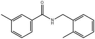 3-甲基-N-(2-甲基苄基)苯甲酰胺, 915898-30-5, 结构式