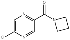 Azetidin-1-yl(5-chloropyrazin-2-yl)Methanone Struktur