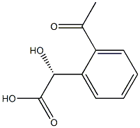 (R)-2-(2-Acetylphenyl)-2-hydroxyacetic acid Structure