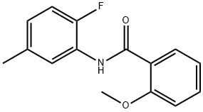 N-(2-Fluoro-5-Methylphenyl)-2-MethoxybenzaMide, 97% Struktur