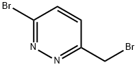 3-BroMo-6-(broMoMethyl)pyridazine 化学構造式