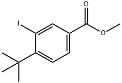 Methyl 4-(tert-butyl)-3-iodobenzoate Structure