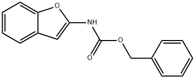 CarbaMic acid, N-2-benzofuranyl-, phenylMethyl ester Struktur