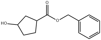 3-羟基-环戊甲酸苄酯, 916736-76-0, 结构式