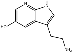 3-(2-aminoethyl)-1H-pyrrolo[2,3-b]pyridin-5-ol Struktur