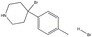 4-BroMo-4-p-tolylpiperidine hydrobroMide 结构式