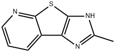 3H-IMidazo[4',5':4,5]thieno[2,3-b]pyridine, 2-Methyl- 化学構造式