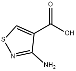 3-AMino-4-isothiazolecarboxylic Acid,920459-08-1,结构式