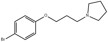 1-(3-(4-溴苯氧基)丙基)吡咯烷, 92104-90-0, 结构式