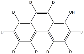 1-Phenanthrol-d9 Struktur