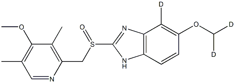 奥美拉唑-D3, 922731-01-9, 结构式