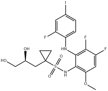 レファメチニブ 化学構造式