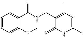 BenzaMide, N-[(1,2-dihydro-4,6-diMethyl-2-oxo-3-pyridinyl)Methyl]-2-Methoxy-|BENZAMIDE, N-[(1,2-DIHYDRO-4,6-DIMETHYL-2-OXO-3-PYRIDINYL)METHYL]-2-METHOXY-