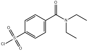 4-(二乙基氨基甲酰基)苯-1-磺酰氯,923175-88-6,结构式
